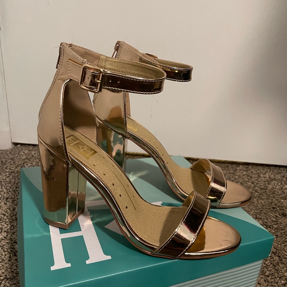 Gold heels